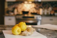 Lemon and Ginger is used for TCM placenta encapsulation